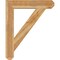 Ekena Millwork Traditional Craftsman Rough Sawn Bracket, Western Red Cedar, 6"W x 36"D x 44"H BKT06X36X44TRA04RWR - alternate 3